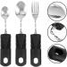 3-Part Stainless Steel Flexible Cutlery Set | Portable Utensils for Disabled & Elderly | Adaptive Eating Solutions - Buy Online on GoSupps.com