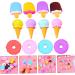  DIYEAH DIYEAH 12 Pieces Assemble Cone Ice Cream Eraser Erase Marker Eraser Novelty Fun Pink Erasable Kids Food Erasers Jigsaw Eraser for Kids Lovely Gourmet Fruit Poppers Eraser - Buy Online on GoSupps.com