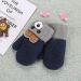 iEasey Cute Bear Baby Toddler Winter Mittens - Dark Blue | Fleece Knit Gloves for Boys & Girls 0-3 Years - Buy Online on GoSupps.com
