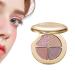 Palettes de Maquillage pour Femmes | Palette 4 En 1 Pour Femme | Fards Joues Paillet s et Illuminateur pour Femmes et Adolescents Voyage N 5