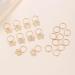 20PCS Hair Beads For Women Braids Jewelry For Hair Dreadlocks Accessories Metal Gold Silver Clips For Hair Braiding Beard Decoration For Girls Women one color C - Buy Online on GoSupps.com