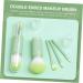 minkissy 3 Sets Telescopic Makeup Brush Makeup Makeup Loose Powder Brush Double Ended Brush Lip Brush Portable Makeup Brush Dresser Tool Make up Beauty Tools Artificial Fiber - Buy Online on GoSupps.com