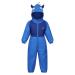 Regatta Children's Mudplay Iii Waterproof and Breathable Insulated Animal All-in-one Suit 4-5 Years Strong Blue/New Royal Monster