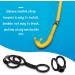 Dive Snorkel Clip Set - 16 Pcs Universal Plastic Silicone Keeper for Snorkel Mask - Black Attachment Gear Spare Part for Snorkeling and Diving - Buy Online on GoSupps.com