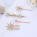 Jascatin Star Hair Clip Accessories Rhinestone Headdress Headwear Bobby Pins Side Clamps Grips for Women Girls Thick Thin Hair 4 Pieces (Gold) - Buy Online on GoSupps.com