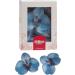 Dekora - Edible Orchid Flower For Cake Decoration 7.5-8.5 cm Blue Color - 10 Flowers 126151 - Buy Online on GoSupps.com