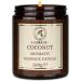 Scented Massage Candle - Coconut & Almond Oils - 3.5Oz Soy Wax - Relaxing Aromatherapy Candle for Skin Care and Calming Beauty - Buy Online on GoSupps.com