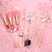 Sailormon 8pcs Makeup Brushes Set with Pink Drawstring Bag - Professional Cosmetic Tool Kit for Beauty Enthusiasts - Buy Online on GoSupps.com