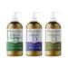 Brittanie's Thyme Organic Natural Variety Bundle Hand Soap (Lavender, Lemongrass and Rosemary Peppermint) - 16oz 3 Pack- Castile Soap Made with Olive Oil and Natural Luxurious Essential Oils - Vegan & Gluten Free Variety P…