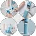 Minkissy 2-Piece Travel Toothbrush Set - Portable Toothpaste Case & Outdoor Toothbrushes - Durable & Convenient - Perfect for Travel (Blue 19x6.2cm) - Buy Online on GoSupps.com