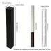 ANZKA 50 Pcs Eyeliner Packaging Boxes - Black Matte Twist Pen Wrapping Boxes - 5.7x0.63x0.63 Inch - Ideal for Cuticle Oil Pens - 14.5x1.6x1.6cm - Buy Online on GoSupps.com