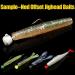 Ned Rig Finesse Offset Jig Heads Kit - Weedless Mushroom EWG Wide Gap Hooks for Bass Fishing - 25 Pack, 1/15 oz (1.8g) - Buy Online on GoSupps.com