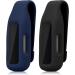 kwmobile 2X Clip Holders Compatible with Fitbit Inspire 3 / Inspire 2 / Ace 3 - Clip-On Holder Replacement Set - Black/Dark Blue black / dark blue - Buy Online on GoSupps.com