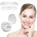 Wrong teeth teeth temporary artificial teeth veneers prostheses fake teeth dentures veneers teeth above and below cosmetic veneers for men and women