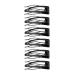 Revlon Rubberized Double Grip Black Hair Clips - 6 Count (Pack of 1) - Buy Online on GoSupps.com