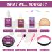 YIAE Lace Wig Glue and Hair Styling Wax Gel Kit - Waterproof Invisible Lace Front Hair Glue with Remover, Band, Wax Stick, Edge Control - 60ml - Buy Online on GoSupps.com