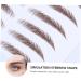 4pcs Eyebrow Stickers False Eyebrow Black Eyebrows Artificial Eyebrow Hair Cosmetic 4d - Buy Online on GoSupps.com
