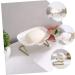 Ciieeo 4 Sets Soap Drain Box Drain Spout Soap Holder Bathroom Soap Container Soap Dish Soap Draining Rack Plastic Container Sponge Drying Holder Soap Drainer Non-slip Wall Hanging Pp - Buy Online on GoSupps.com