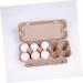 UKCOCO 10pcs Refrigerator Containers Fridge Egg Holder Carton Egg Holder Egg Box Display Stand Egg Tray As Shown 10pcs - Buy Online on GoSupps.com