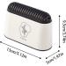 Intoximt 16-Piece Natural Odor Neutralizers | Bamboo Activated Refrigerator Air Purifier | Eco-Friendly Reusable Deodorant - Buy Online on GoSupps.com