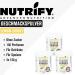 Nutrify Flavor Powder 3x150g - Lemon Sorbet | Low Calorie High Fiber | 5.75 kcal per Portion | Ideal for Baking & Food Refining - Buy Online on GoSupps.com