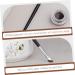 KALLORY 2pcs Eyebrow Brush Eye Makeup Eyeliner Brush Slanted Thin Eyeliner Brush Qingxian Miss Eyes 16X1CM As Shown - Buy Online on GoSupps.com