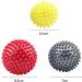 Hedgehog Massage Ball Set of 3 - Different Hardness for Back Legs Feet & Hands Muscle Relief | International Shipping Available - Buy Online on GoSupps.com