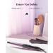 Conical Curling Wand 3/4-1 1/4 Ceramic Curling Iron | Clamp-Free, Digital Controls, 9 Heat Settings | Black/Purple - Buy Online on GoSupps.com