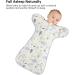 Duomiaomiao Hedgehog Baby Transition Swaddle Blanket | Arms Up Sleeping Bag | Cotton Baby Essentials for Newborn Boys Girls | All Seasons | 0-6 Months - Buy Online on GoSupps.com