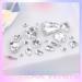 GAOY White Rhinestones for Nails - 1180 Pcs 12 Styles Nail Gems Set for Crafts - Clear 3D Multi Shapes and Round Flat Back Crystal Jewels for DIY Nail Art - Buy Online on GoSupps.com