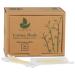 LEAF BOAT Bamboo Cotton Buds | Cotton Buds for Ears makeup cleaning etc. | GOTS Certified Biodegradable Eco-Friendly and Plastic Free | Vegan | Recycled Packaging | (Pack of 1 Box 300 Buds)