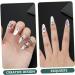 Healeved 5 Sets Nail Ring Jewelry Finger Tip Jewelry for Red Jewelry Nail Decor Nail Jewelry Girl Jewelry Jewels for Nails Nail Tip Ring Rings Ring Decor Zinc Alloy White - Buy Online on GoSupps.com
