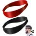 Headband for DIY Haircuts - Silicone Hair Cutting Tool (Black & Red) for Clean Shaving at Home - Buy Online on GoSupps.com