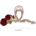 Internet Celebrity Taking Photo Ponytail Hair Claw With Rose Shape Shinning Hair Catch For Woman Teens High Ponytail Hair Clutcher For Woman Thin Hair Hair Clutcher For Woman Small Hair Clutcher Metal rhinestones - Buy Online on GoSupps.com