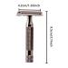 Sharplace Men's Safety Razor - Double Edge Portable & Reusable Classic Vintage Style Hand Razor for a Smooth Shave - Buy Online on GoSupps.com