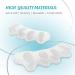 Silicone Toe Separators for Overlapping Toes | Bunion Corrector and Toe Spacers for Hammer Toe | Toe Straighteners for Crooked Toes | 2 pcs Set (White) - for Women and Men - Buy Online on GoSupps.com