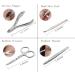 Professional Manicure Set - 12-Piece Stainless Steel Nail Clipper & Pedicure Kit | Travel Grooming Tools (Pink) - International Shipping Available - Buy Online on GoSupps.com