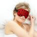 Ladybug Black Spots Sleep Mask for Women | Adjustable Eye Shades with Elastic Strap - Comfortable Sleep Accessory - Buy Online on GoSupps.com
