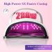 280W UV LED Nail Lamp - Professional Gel Nail Dryer with 66 Beads Fast Curing & Auto Sensor Portable Nail Art Tool for Fingernails & Toenails - Buy Online on GoSupps.com