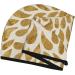 Gold Drops Microfiber Hair Towel - Super Absorbent Quick Dry Hair Wrap for Long Curly & Thick Hair - Soft Coral Velvet for Women - Buy Online on GoSupps.com