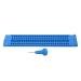 Didiseaon 4 Lines 28 Grid Braille Slate and Stylus Pen Reusable Braille Writing Slate Kit Plastic Leaning Writing Board for Blinds