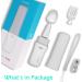 GYENNO Parkinson Spoon for Hand Tremors - White (3.9 x 1 x 1.2 inches) - Buy Online on GoSupps.com