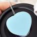 LOGOFUN Heart Shaped Lens Cleaner - Portable Adorable Screen Wipe & Bag Pendant - Blue - International Shipping Available - Buy Online on GoSupps.com