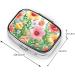 Happy Flower Printed Square Pill Box | Portable Medicine Organizer for Travel - Shop Now - Buy Online on GoSupps.com