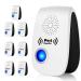 2023 Upgraded Ultrasonic Pest Repeller, Indoor Pest Repellent 8 Packs, Electronic Plug in Pest Control for Roach, Ant, Rodent, Mouse, Bugs, Mosquito, Spider Repellent for House, Garage, Warehouse
