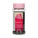 FunCakes Sugar Pearls Medium Shiny Black: Cake Sprinkles Great Taste Perfect for Cake Decorating Edible Sugar Pearls. 80 g.