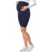 Be Mammy Women's Maternity Short Leggings 04 XL Navy