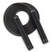 FEECCO 1/2 lb Weighted Jump Rope for Boxing, Cardio, Crossfit Workout, 811ft Range Adjustable Length Steel Ropes with Ball Bearings and Metal Handles, Suitable for Men and Women 10' Rope for User Height 6'6'6"