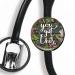 CHNLML Stethoscope Name Tag Nurse Doctor Stethoscope ID Tag Customized Steth ID Tag (Quote You Got This)