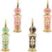 Vintage Heart Pattern Aqua Refillable Perfume Bottle - Exquisite Retro Design | Elegant Gift for Lovers | Sparkling Crystal & Multi-Purpose Use - Buy Online on GoSupps.com
